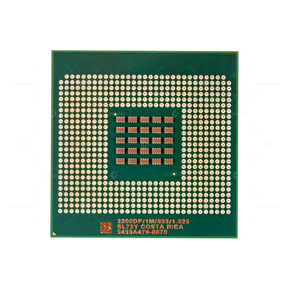 SL72Y  INTEL XEON 3.20GHZ 1-CORE 1MB L3 CACHE 92W PGA604